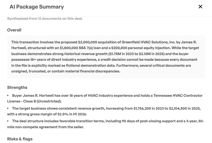 AI Package Summary image